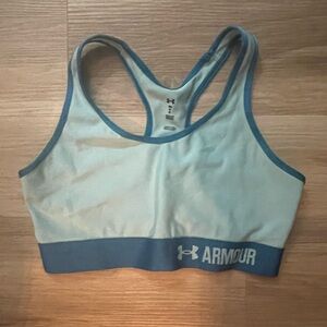 Under Armour Blue and Gray Sports Bra